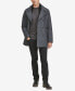 Men's Peacoat with Inset Bib