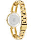 ფოტო #3 პროდუქტის Women's Eco-Drive Axiom Gold-Tone Stainless Steel Bracelet Watch 28mm