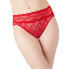 Фото #1 товара b.tempt'd by Wacoal 297807 Lace Kiss Hi Leg Brief Panty, Crimson Red, Large