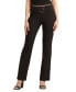 ფოტო #1 პროდუქტის Juniors' Scuba Double-Belt Flared-Leg Ankle Pants