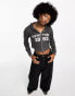 Фото #4 товара Daisy Street crop zip front hoodie 1992 graphic