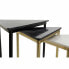 Фото #7 товара Набор из трех столиков DKD Home Decor Белый Чёрный Зеленый Позолоченный 68 x 46,5 x 53 cm