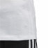 Women’s Short Sleeve T-Shirt Adidas 3 stripes White