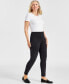 ფოტო #1 პროდუქტის Women's Mid-Rise Ponté-Knit Pants with Tummy Control, Created for Macy's