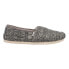 Фото #1 товара TOMS Alpargata Slip On Womens Grey Flats Casual 10018878T