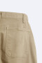 Diagonal-textured trousers