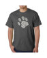 Фото #3 товара Men's Word Art T-Shirt - Dog Paw