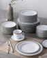 Фото #10 товара Charlotta Platinum 60 Piece Dinnerware Set, Service for 12