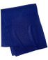 Фото #2 товара Qi Cashmere Jersey Cashmere Scarf Men's Blue Os
