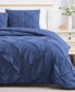 Pintuck 2 Piece Duvet Cover and Sham Set, Twin/Twin XL