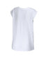 Women's White New York Jets Greetings From Muscle T-shirt