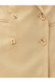 Фото #6 товара Пиджак блейзер Koton с крестообразной застежкой и шелковистой текстурой