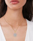 ფოტო #2 პროდუქტის Diamond Accent Snowflake Pendant Necklace