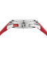 ფოტო #2 პროდუქტის Men's Red Silicone Strap Watch 47.5mm