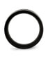 ფოტო #3 პროდუქტის Stainless Steel Black IP-plated Black CZ 8mm Grooved Band Ring