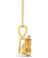 Фото #3 товара Macy's citrine (1 ct.t.w) Pendant Necklace in 14K Yellow Gold