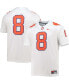 Men's Big and Tall 8 White Clemson Tigers Game Jersey