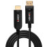 Lindy 30m Fibre Optic Hybrid DP 1.2 to HDMI 18G Cable - 30 m - DisplayPort - HDMI Type A (Standard) - Male - Male - Straight