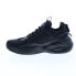 Фото #9 товара Reebok Solution Mid Mens Black Leather Lace Up Athletic Basketball Shoes