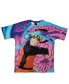 Men's and Women's Blue Naruto Big Print Graphic T-shirt