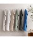 Фото #7 товара Aegean Eco-Friendly Recycled Turkish Bath Towels (2 Pack), 30x60, 600 GSM, Solid Color with Weft Woven Stripe Dobby, 50% Recycled, 50% Long-Staple Ring Spun Cotton Blend, Low-Twist, Plush, Ultra Soft