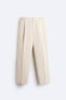 Linen - viscose suit trousers