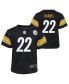 Фото #3 товара Toddler Boys and Girls Najee Harris Black Pittsburgh Steelers Game Jersey