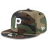 [11941914] Mens New Era MLB 950 BASIC WOOLAND CAMO SNAPBACK - PITTSBURGH PIRATES