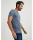 Фото #2 товара Men's Venice Burnout Notch Short Sleeves T-shirt