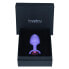 Фото #3 товара Metal Butt Plug Purple Rosebud with Pink Jewel