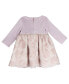 Baby Girl Lurex And Organza Social Dress