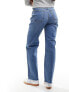 Abercrombie & Fitch Curve Love 90s relaxed fit jean in mid blue