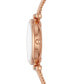 ფოტო #2 პროდუქტის Women's Mini Carlie Rose Gold-Tone Stainless Steel Mesh Bracelet Watch 28mm