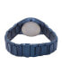 ფოტო #3 პროდუქტის Men's Blue Titanium Bracelet Watch 39mm