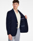 Фото #6 товара Men's Modern-Fit Solid Navy Blazer