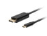 Фото #1 товара Lanberg CA-CMDP-10CU-0005-BK - 0.5 m - USB Type-C - DisplayPort - Male - Male - Straight