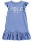 Toddler & Little Girls Cotton Ruffled-Sleeve Ruffled Dress