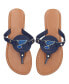 Фото #2 товара Women's St. Louis Blues Die-Cut Logo Flip Flops