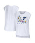 Фото #2 товара Women's White St. Louis Blues Greetings From Muscle T-shirt
