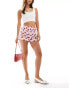 Фото #3 товара ASOS DESIGN micro shorts in cherry print