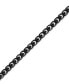 ფოტო #2 პროდუქტის Men's Link Bracelet in Black-Plated Stainless Steel