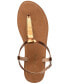 Фото #4 товара Босоножки женские Sun + Stone Krisleyy T-Strap Slingback Flat Sandals, созданные для Macy's