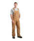 Men's Vintage Washed Duck Bib Overall Коричневый, 34x28 - фото #5