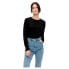 OBJECT Amie long sleeve T-shirt Черный, XS - фото #1