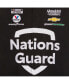 Men's Black Kyle Larson Nations Guard Twill Uniform Full-Snap Jacket