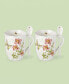 Butterfly Meadow Set of 2 Cocoa Mugs with Spoons