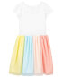 Kid Rainbow Tutu Dress 6-6X