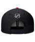 Men's Black New Jersey Devils 2024 NHL Draft Snapback Hat Красно-черный - фото #4