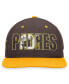 Фото #3 товара Men's Brown San Diego Padres Cooperstown Collection Pro Snapback Hat