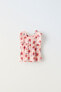 Фото #2 товара Блуза оверсайз из рельефной ткани с цветочным принтом ZARA